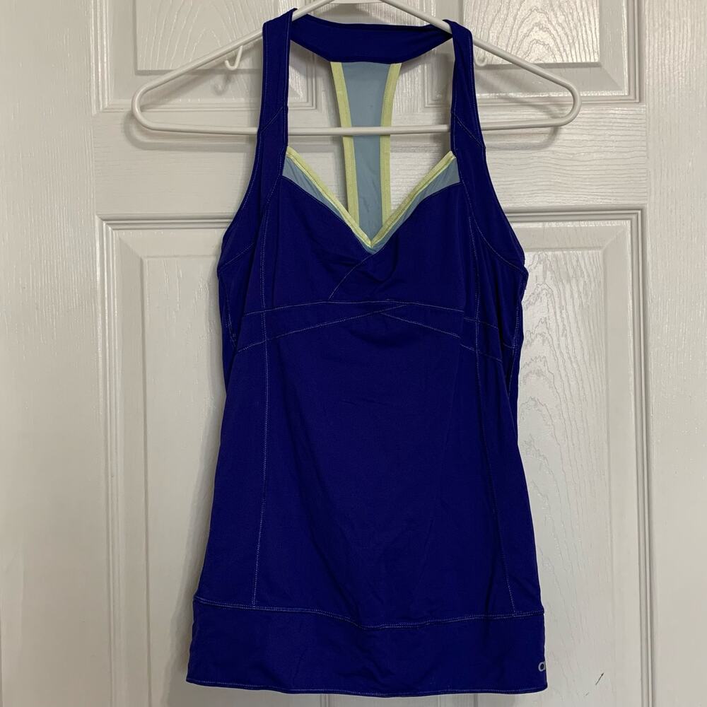 Alo yoga royal blue racerback tank